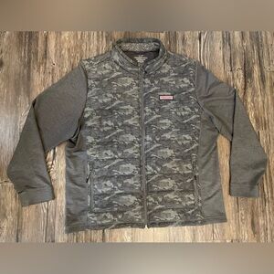 Vineyard Vines Men's 2XL Camo Hybrid Full Zip Lightweight Jacket